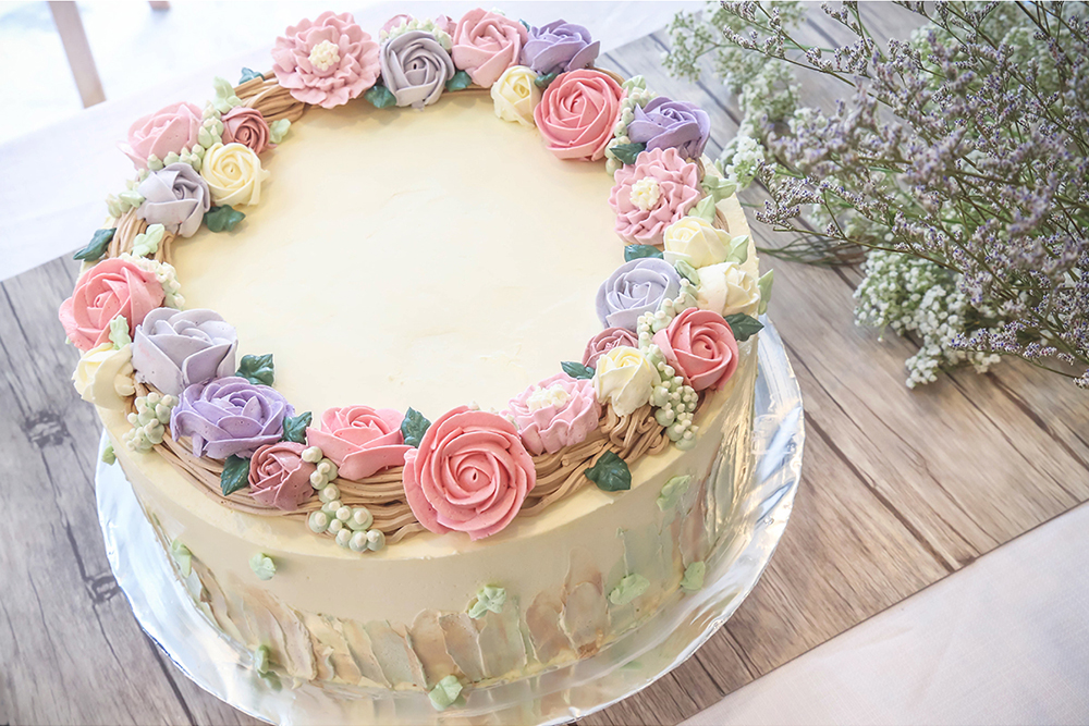 Image result for flower cake